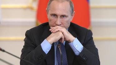 Le président Vladimir Poutine lors d'une réunion de son cabinet, le 30 juillet 2014 près de Moscou [Alexei Nikolsky / Ria-Novosti/AFP]