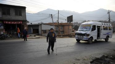 Bhupendra Malla, à Katmandou, le 14 janvier 2014 [Prakash Mathema  / AFP]