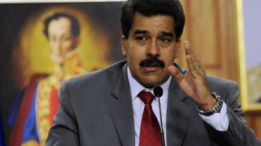 Le président vénézuélien Nicolas Maduro à Caracas le 14 mars 2014 [Leo Ramirez / AFP]