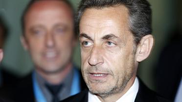 L'ancien président Nicolas Sarkozy à Nice le 10 mars 2014 [Valéry Hache / AFP/Archives]
