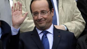François Hollande le 3 mai 2014 au Stade de France à Saint-Denis [Kenzo Tribouillard / AFP/Archives]