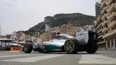 Le pilote de Mercedes, l'Allemand Nico Rosberg, lors du Grand Prix de Monaco, le 25 mai 2014 à Monte-Carlo [Alexander Klein / AFP]
