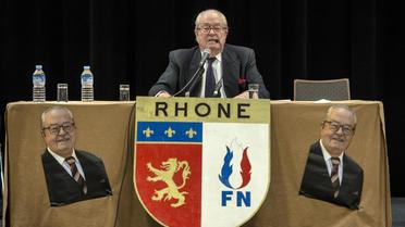 Le président d'honneur du FN, Jean-Marie Le Pen, à Lyon le 20 avril 2013  [Jeff Pachoud / AFP/Archives]
