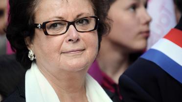 L'ex-présidente du Parti chrétien démocrate, Christine Boutin, à Paris le 5 mai 2013 [Jean-Sébastien Evrard / AFP/Archives]