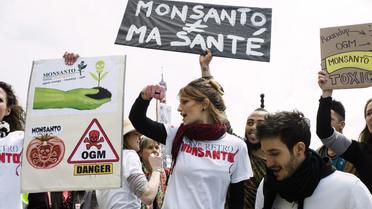 Des manifestants contre les OGM, à Paris le 25 mai 2013 [Fred Dufour / AFP/Archives]