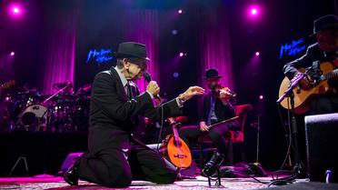 Leonard Cohen en concert au Festival de Jazz de Montreux le 5 juillet 2013 [Fabrice Coffrini / AFP/Archives]