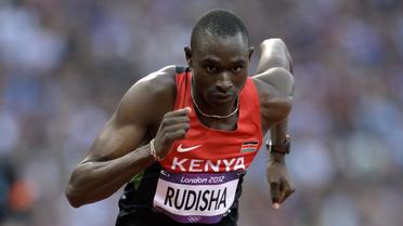 David Rudisha, lors de la finale du 800 m jes JO de Londres, le 9 août 2012 [Eric Feferberg / AFP/Archives]