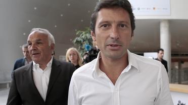 L'ancien directeur sportif du PSG Leonardo à son arrivée au Comité national olympique et sportif français (CNOSF), le 22 août 2013 à Paris [Jacques Demarthon / AFP]