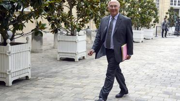 Michel Sapin le 27 août 2013 à Matignon [Bertrand Guay / AFP]