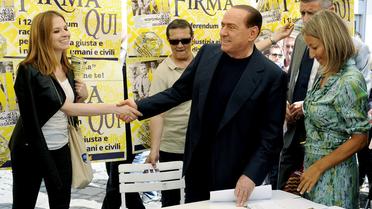 Silvio Berlusconi le 31 août 2013 à Rome [Alberto Lingria / AFP]