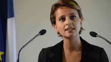 Najat Vallaud-Belkacem le 9 septembre 2013 à La Ferté-sous-Jouarre [Bertrand Guay / AFP/Archives]