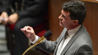 Le ministre de l'Intérieur Manuel Valls, le 17 septembre 2013 à l'Assemblée nationale à Paris [Eric Feferberg / AFP]