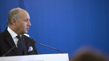 Le ministre des Affaires étrangères Laurent Fabius à Paris le 30 septembre 2013 [Fred Dufour / AFP]