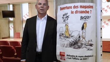 Le secrétaire général de la CGT, le 3 octobre 2013 à Montreuil, dans la banlieue parisienne [Bertrand Guay / AFP/Archives]