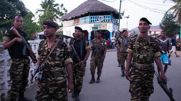 Une patrouille de gendarmerie sur l'île de Nosy Be, le 3 octobre 2013 [ / AFP/Archives]