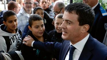 Manuel Valls le 11 octobre 2013 à Chambéry [Philippe Desmazes / AFP/Archives]