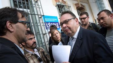 Patrick Mennucci, candidat aux municipales de Marseille, le 14 octobre 2013 à Marseille [Bertrand Langlois / AFP/Archives]