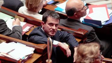Le ministre de l'Interieur Manuel Valls à l'Assemblée Nationale, le 5 novembre 2013 [Jacques Demarthon / AFP]