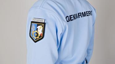 Cette photo publiée le 23 décembre 2013 par la gendarmerie nationale montre le matricule tel qu'il sera porté par les forces de l'ordre [J.Groisard / Gendarmerie nationale/AFP/Archives]