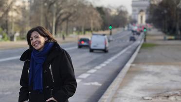 La candidate PS à la mairie de Paris, Anne Hidalgo, le 23 janvier 2014 à Paris [Joël Saget / AFP]