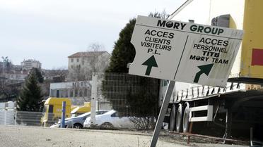L'entrée du site Mory Ducros de Saint-Etienne le 29 janvier 2014 [Philippe Desmazes / AFP]