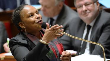 Christiane Taubira le 29 janvier 2014 à l'Assemblée nationale à Paris [Lionel Bonaventure / AFP/Archives]