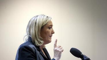 Marine Le Pen à Bordeaux le 1er février 2014 [Nicolas Tucat / AFP/Archives]