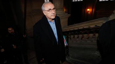 Le gynécologue André Hazout arrive à la Cour d'assises de Paris le 4 février 2014 [Thomas Samson / AFP/Archives]
