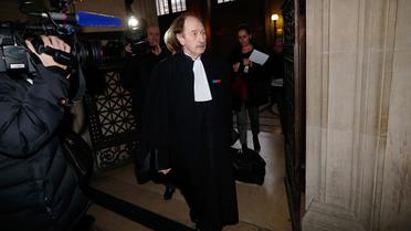 Claude Katz, l'avocat du gynécologue André Hazout, le 4 février 2014 à Paris [Thomas Samson / AFP/Archives]