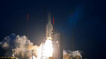 Une Ariane 5 s'élève depuis Kourou, en Guyane française, le 6 février 2014 [ / Esa Cnes Arianespace/AFP/Archives]