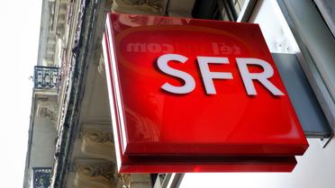 Le logo de l'opérateur de télécoms SFR [Philippe Huguen / AFP/Archives]