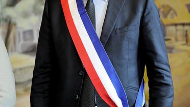Steeve Briois le maire FN d'Hénin-Beaumont (Pas-de-Calais) le 30 mars 2014 à la mairie de la ville  [Philippe Huguen / AFP/Archives]