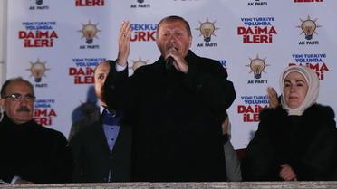 Le Premier ministre turc Recep Tayyip Erdogan, à Ankara le 31 mars 2014 [Adem Altan / AFP/Archives]