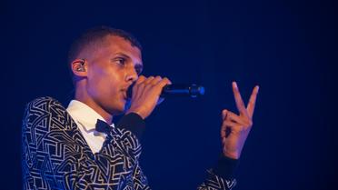 Stromae en concert lors de l'ouverture du Printemps de Bourges le 22 avril 2014 [Guillaume Souvant / AFP]