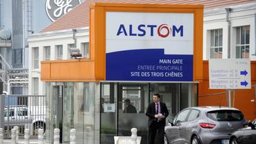 Le site d'Alstom à Belfort, avec au second plan l'usine de General Electric, en avril 2014 [Sébastien Bozon / AFP/Archives]
