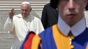 Le pape François sur la place Saint-Pierre, le 28 mai 2014 au Vatican. [Andreas Solaro / AFP]