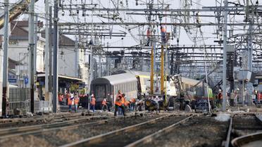 Le 12 juillet 2013, un train a déraillé en gare de Brétigny-sur-Orge, près de PAris, faisant 7 morts  [Kenzo Tribouillard / AFP/Archives]