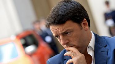 Matteo Renzi le 25 juillet 2014 à Rome [Tiziana Fabi / AFP]