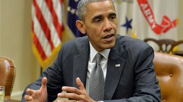 Barack Obama à la Maison Blanche à Washington DC, le 11 octobre 2013 [Jewel Samad / AFP/Archives]