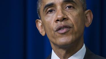 Le président Barack Obama à Washington, le 10 juin 2014 [Mandel Ngan / AFP]
