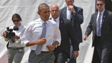Le président américain Barack Obama à Washington le 1er juillet 2014  [Mandel Ngan / AFP]