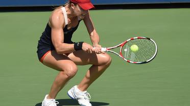 Alizé Cornet lors du match l'opposant à Daniela Hantuchova le 27 août 2014 à l'US Open de tennis à New York [Timothy A. Clary / AFP]