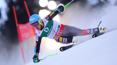 L'Américain Ted Ligety lors de la 1ère manche du slalom génat des Mondiaux de ski alpin le 15 février 2013 à Schladming [Olivier Morin / AFP]