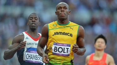 Le Jamaïcain Yohan Blake, champion du monde en titre, s'est qualifié pour la finale (20h50 GMT) du 100 m des jeux Olympiques de Londres en remportant la 3e et dernière demi-finale en 9 sec 85/100e, dimanche.[AFP]