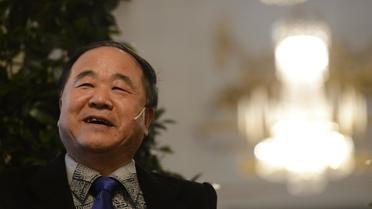 Le lauréat du prix Nobel de littérature 2012, l'écrivain chinois Mo Yan, le 6 décembre 2012 à Stockholm, en Suède [Jonathan Nackstrand / AFP]