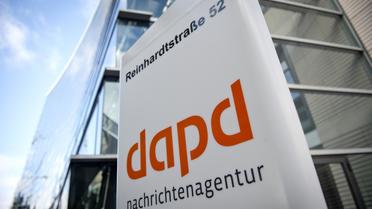 Le siège de l'agence de presse dapd à Berlin, le 1er mars 2013 [Odd Andersen / AFP]