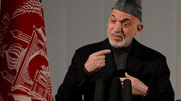 Le président afghan Hamid Karzaï à Kaboul le 10 mars 2013 [Shah Marai / AFP/Archives]