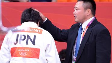 L'entraîneur des judokate japonaises Ryuji Sonoda lors des JO des Londres, le 31 juillet 2012