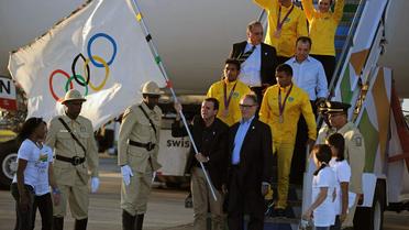 Le président du Comité international olympique (CIO), Jacques Rogge, a appelé mardi Rio à "travailler dur" pour les JO-2016, alors que le drapeau olympique, arrivé de Londres la veille, faisait étape à Brasilia, auprès de la présidente brésilienne Dilma Roussef.[AFP]