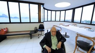 L'architecte brésilien Oscar Niemeyer, le 15 décembre 2011 à Rio de Janeiro [Antonio Scorza / AFP/Archives]